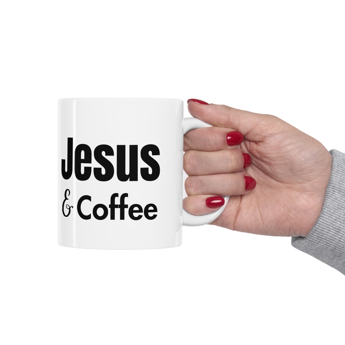 Jesus & Coffee Ceramic Mug 11oz