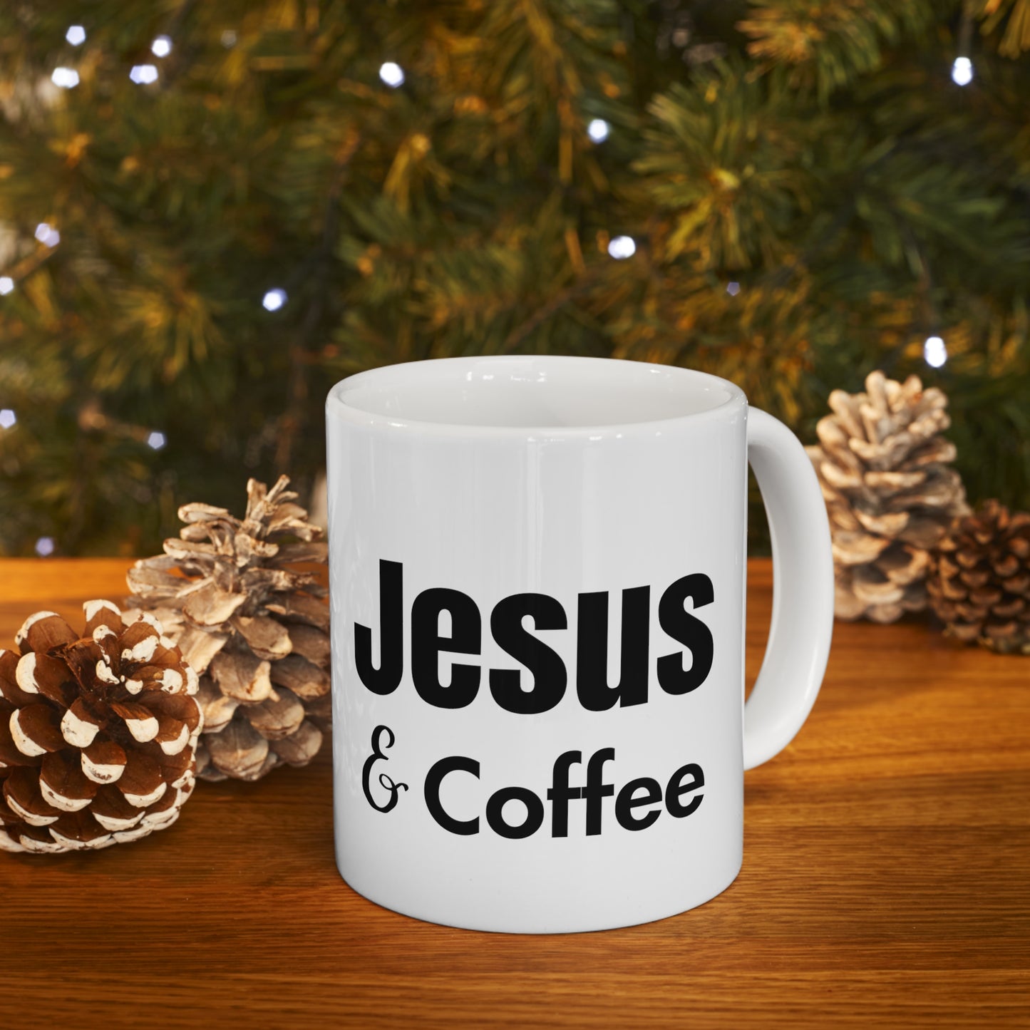 Jesus & Coffee Ceramic Mug 11oz