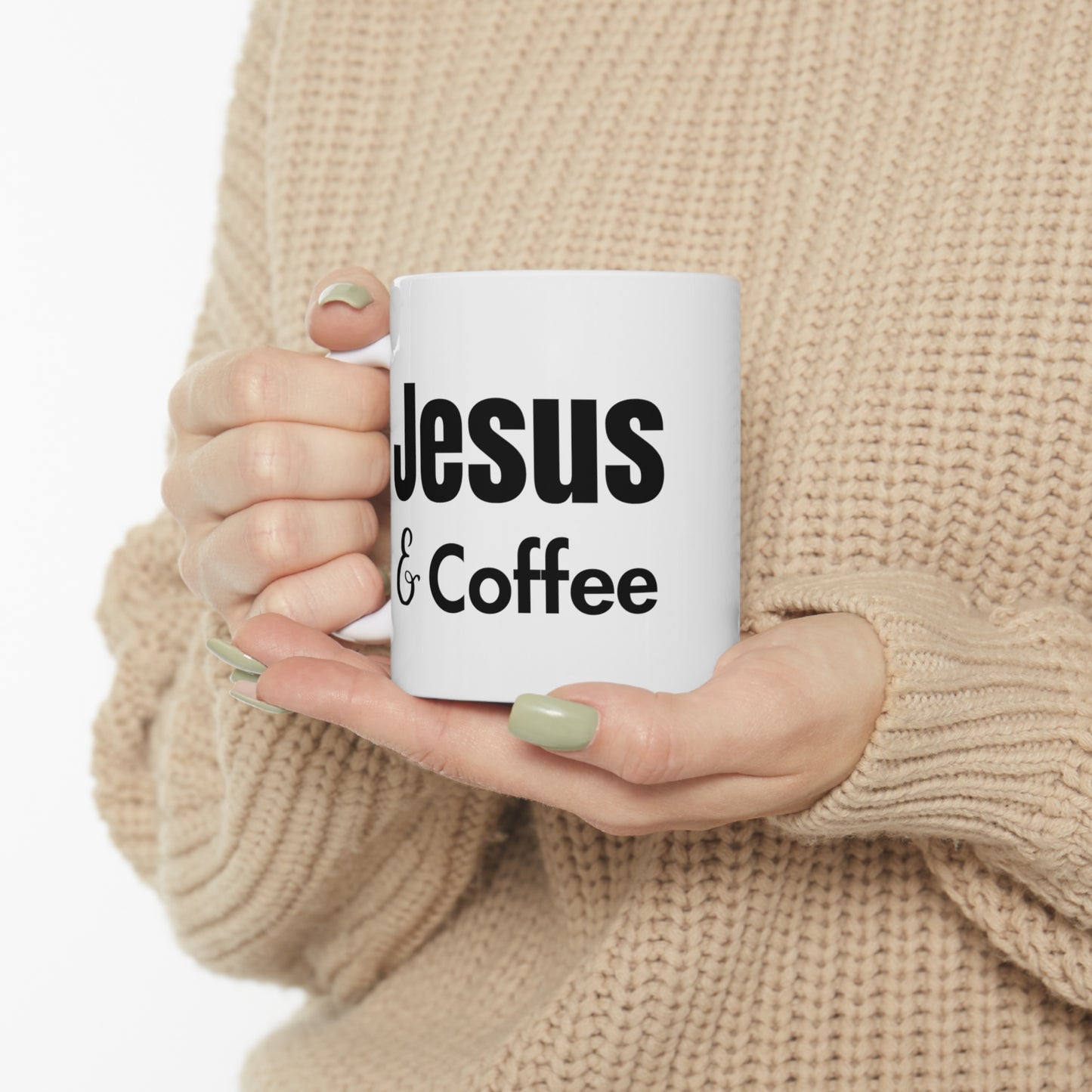 Jesus & Coffee Ceramic Mug 11oz